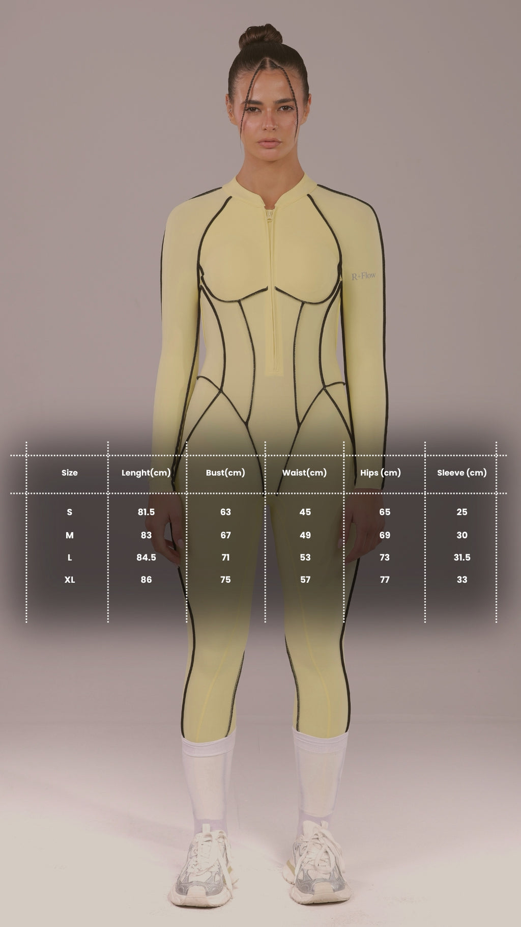 Crème Mode - Yellow backless Suit